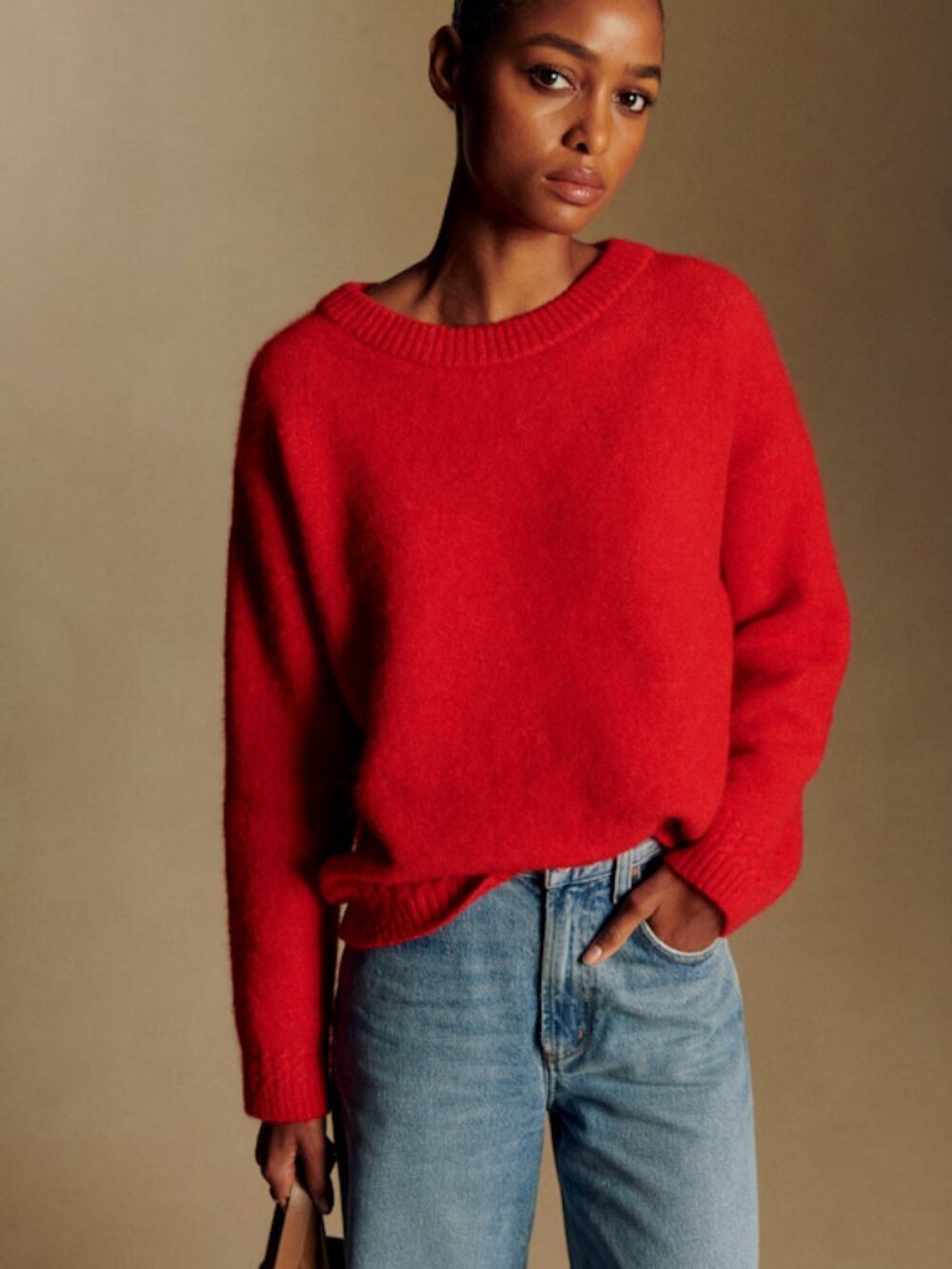 Sezane Amiel Jumper Red - Size M